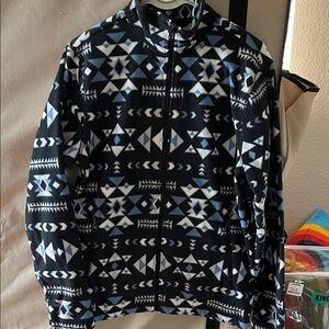 Aztec Zip-Up Jacket with zip pockets